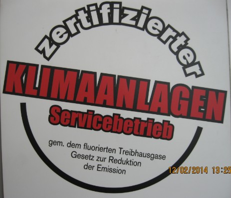 Zertifizierter Klimaanlagen Servicebetrieb